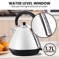 Pronti Toaster Kettle Coffee Machine Breakfast Set White