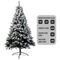 Christabelle Artificial Christmas Tree 2.4m Snow-Tipped 1500