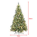 Christabelle 1.2m Pre-Lit LED Christmas Tree Pine Cones