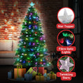Christabelle 1.2m Fibre Optic Pre Lit Christmas Tree with Stars