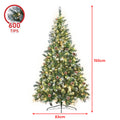 Christabelle 1.5m Pre-Lit LED Christmas Tree Pine Cones