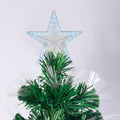 Christabelle 1.5m Pre-Lit Fibre Optic Christmas Tree with Stars
