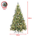Christabelle 1.8m Pre-Lit LED Christmas Tree Pine Cones