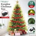 Christabelle 1.8m Prelit LED Christmas Tree 300 Lights Evergreen