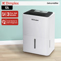 Dimplex 12L Dehumidifier Portable Black White
