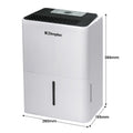 Dimplex 12L Dehumidifier Portable Black White