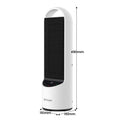 Dimplex 2kW Ceramic Heater Black White Digital DC
