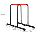 Powertrain Dip Bars Pair 200kg Capacity Push-up Bars Separated