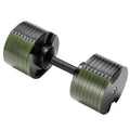 Powertrain 36KG Adjustable Dumbbell Dial-Up Green