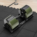 Powertrain 36KG Adjustable Dumbbell Dial-Up Green