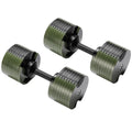 Powertrain Eon 72kg Adjustable Dumbbells Pair Green