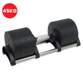 Powertrain 45kg Adjustable Dumbbell Home Gym Fitness Training