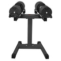 Powertrain Eon 2x45kg Adjustable Dumbbells Stand Home Gym