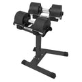 Powertrain Eon 2x45kg Adjustable Dumbbells Stand Home Gym