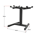 Powertrain Eon 2x45kg Adjustable Dumbbells Stand Home Gym