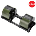 Powertrain Adjustable Dumbbell 45kg Dial-Up Green