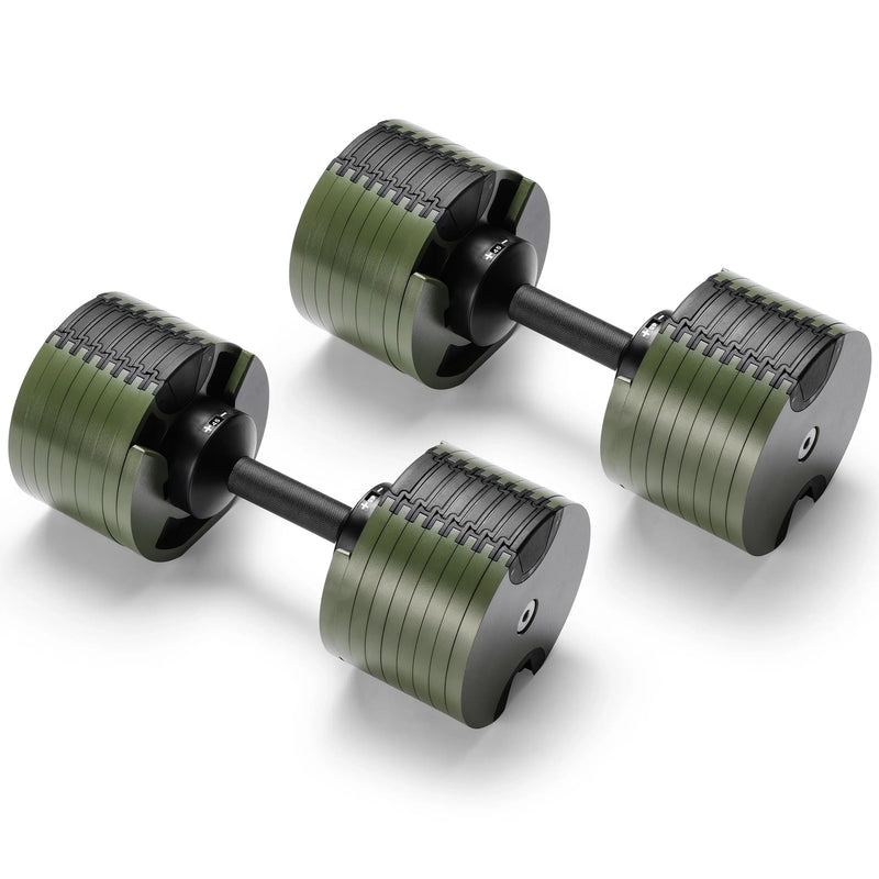 Powertrain Eon 90KG Adjustable Dumbbells Pair Green