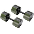 Powertrain Eon 90KG Adjustable Dumbbells Pair Green