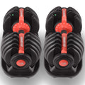 Powertrain 48kg Adjustable Dumbbells 15-in-1 Home Gym Red
