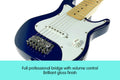 Karrera Kids Electric Guitar 39in Blue Beginner