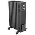 Dimplex 1.5kW Oil Free Portable Column Heater - Electric Radiator with Adjustable Thermostat - Black