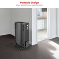 Dimplex 1.5kW Oil Free Portable Column Heater - Electric Radiator with Adjustable Thermostat - Black