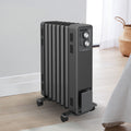 Dimplex 1.5kW Oil Free Portable Column Heater - Electric Radiator with Adjustable Thermostat - Black
