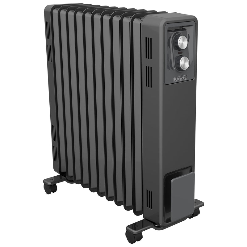 Dimplex 2.4kW Oil Free Column Heater Black Thermostat