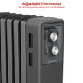 Dimplex 2.4kW Oil Free Column Heater Black Thermostat