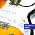 Karrera 39in Electric Guitar Sunburst