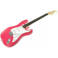 Karrera 39in Electric Guitar Pink