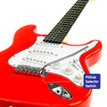 Karrera 39in Electric Guitar Red