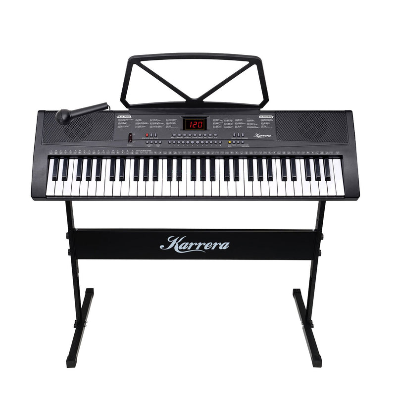 Karrera 61-Key Electronic Piano Keyboard 75cm Black