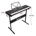 Karrera 61-Key Electronic Piano Keyboard 75cm Black