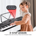 Karrera 61-Key Electronic Piano Keyboard 75cm Black