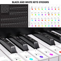 Karrera 61 Key Electronic Keyboard Piano with Stand Black