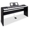 Karrera 88 Keys Electronic Keyboard Piano Black with Stand