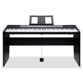 Karrera 88 Keys Electronic Keyboard Piano Black with Stand