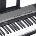 Karrera 88 Keys Electronic Keyboard Piano Black with Stand