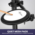 Karrera 18S Electronic Drum Kit Mesh Pads Bluetooth USB MIDI
