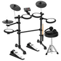 Karrera TDX-16 Electronic Drum Kit Mesh Pads LCD Headphones Stool