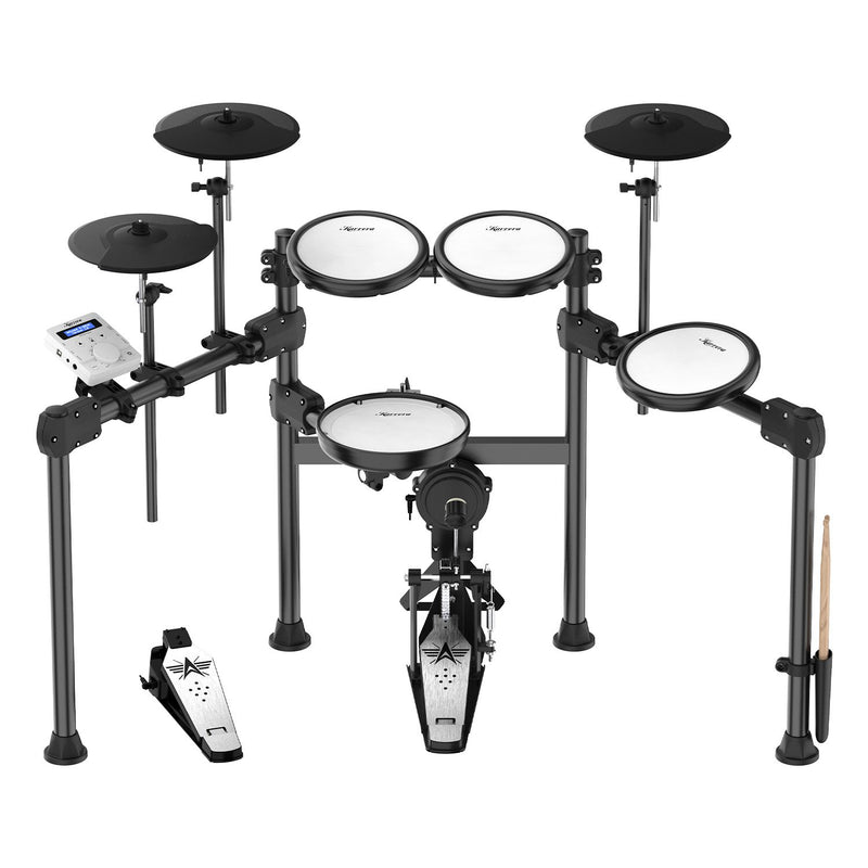 Karrera X23 Electronic Drum Kit Mesh Heads Cymbals Pedal