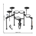 Karrera X23 Electronic Drum Kit Mesh Heads Cymbals Pedal
