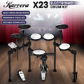 Karrera X23 Electronic Drum Kit Mesh Heads Cymbals Pedal