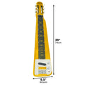 Karrera 29in Lap Steel Guitar 6-String Hawaiian Metallic Gold