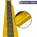 Karrera 29in Lap Steel Guitar 6-String Hawaiian Metallic Gold