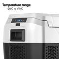 Kolner 40L Fridge Freezer 12/24/240V Portable Esky Cooler