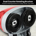 Klika 5 in 1 Electric Floor Polisher 240V Timber Waxer Buffer Red