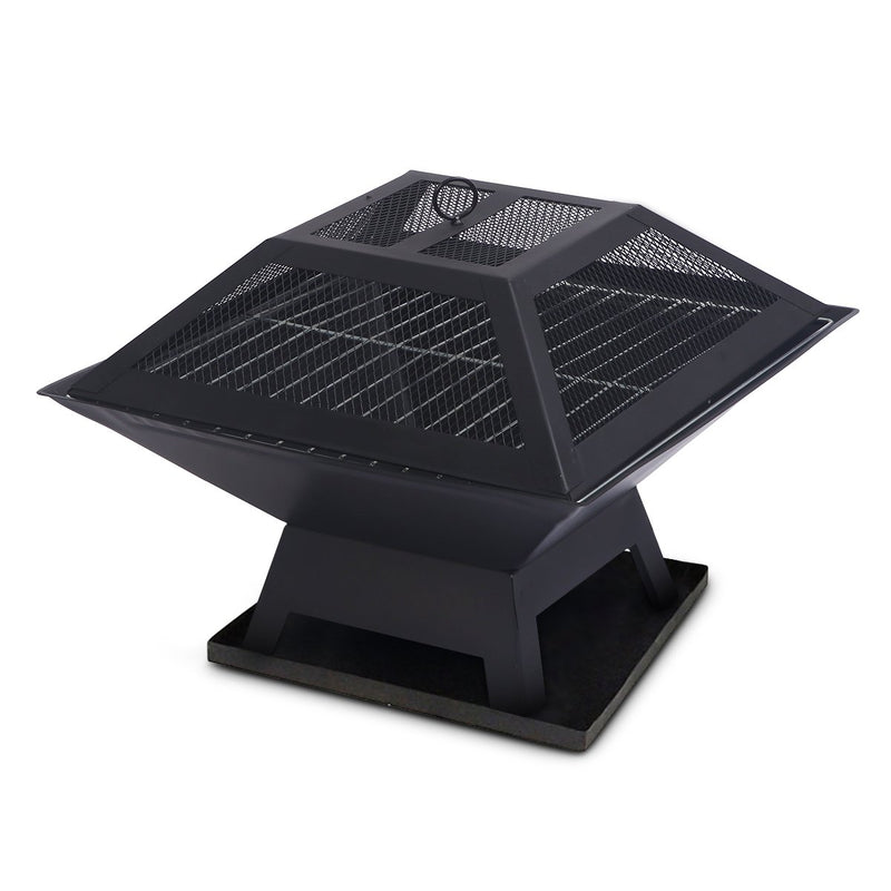 Wallaroo Portable Fire Pit BBQ Outdoor Camping Cooking Grill