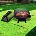 Wallaroo Portable Fire Pit BBQ Outdoor Camping Cooking Grill